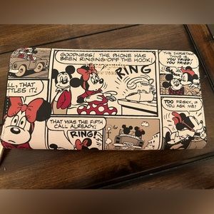 Kate Spade X Disney Minnie Mouse Comic Strip Large Continental Wallet
